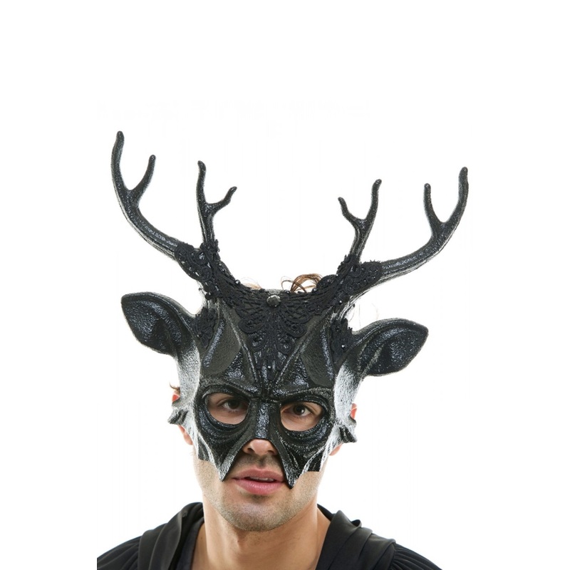 Midnight Stag Half Mask Standard