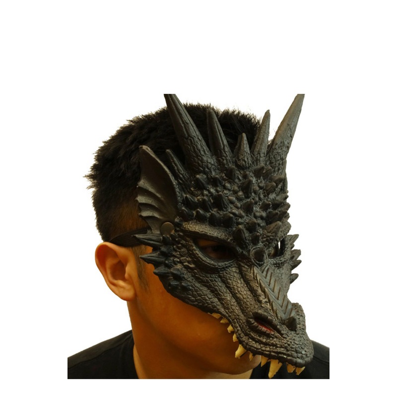 Mythical Dragon Half Mask Standard
