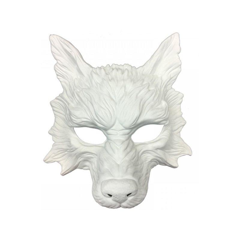 Snow Wolf Half Mask Standard