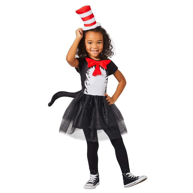 The Cat in the Hat Dress Toddler Costume XX-Small (2T)