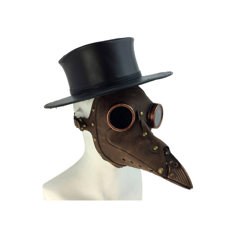 Umber Avian Plague Doctor Mask Standard
