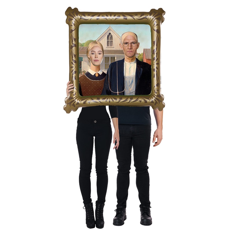 American Gothic Mock Painting Costume Kit Standard