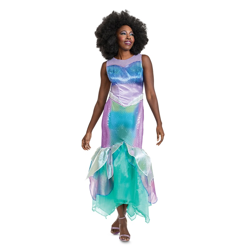 Ariel Mermaid Deluxe Adult Costume Small (4-6)