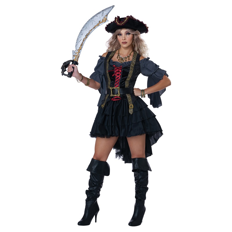 Beauty of the Dark Seas Pirate Adult Costume X-Small