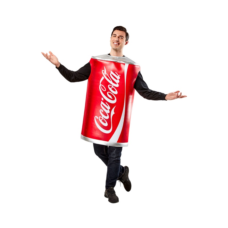 Coca-Cola Can Adult Costume One Size