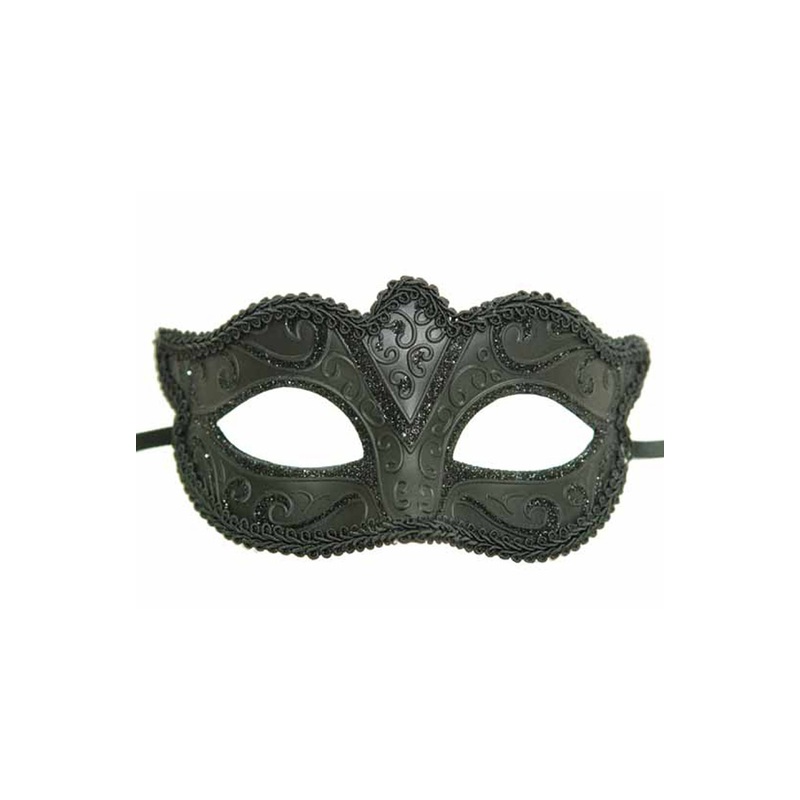 Duchess of Darkness Venetian Half Mask Standard