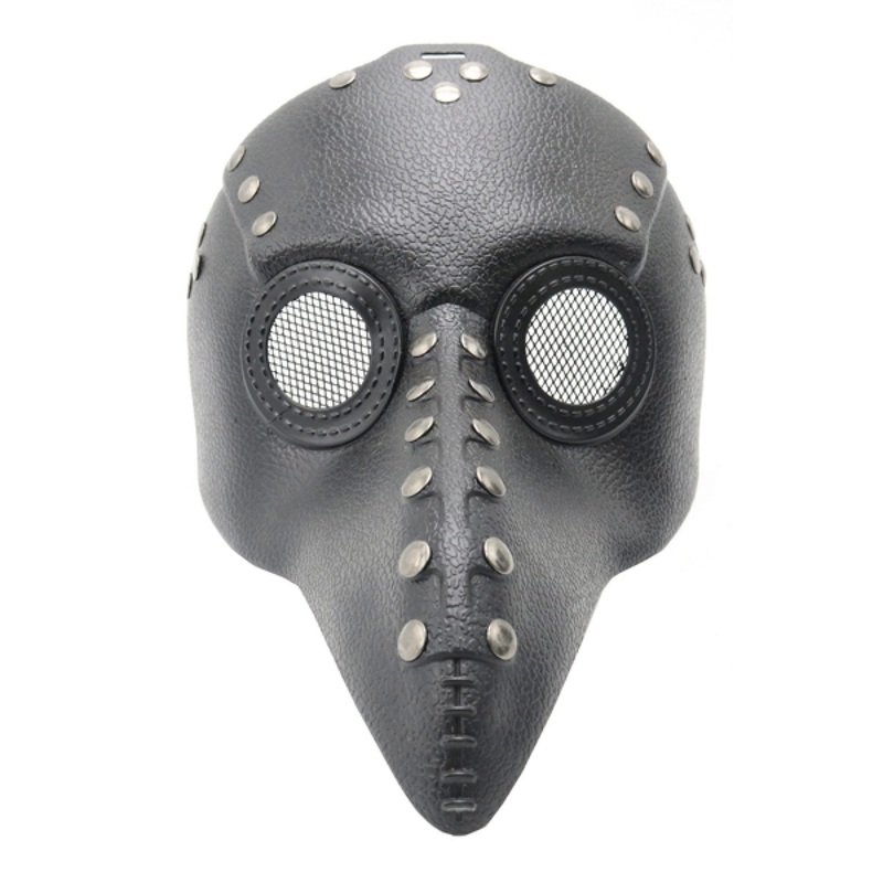 Experimental Plague Doctor Half Mask Black