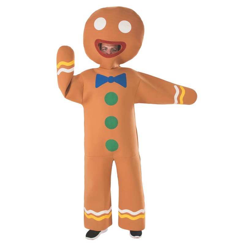 Gingerbread Man Adult Costume One Size