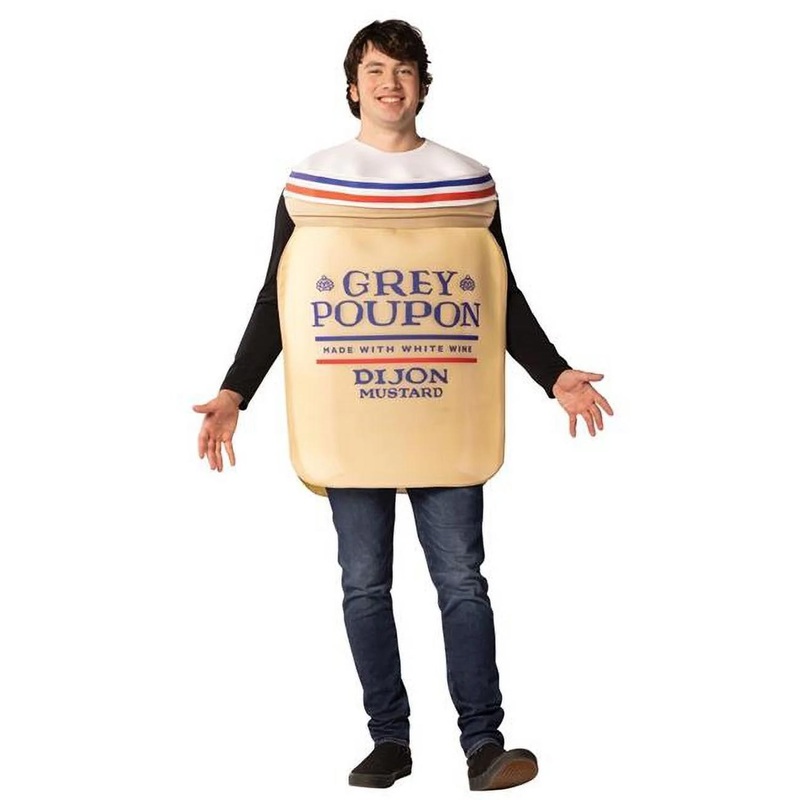 Grey Poupon Dijon Mustard Adult Costume One Size