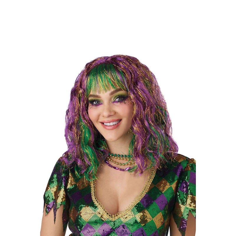 Mardi Gras Festival Wig Standard