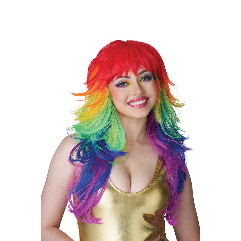 Rainbow Tresses Wig Standard