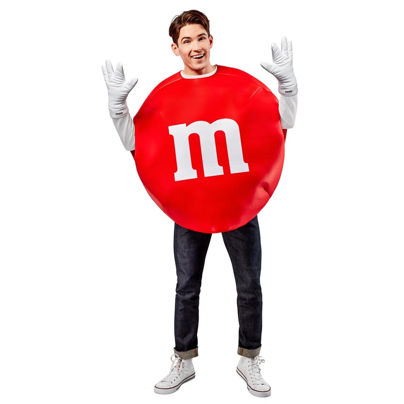 Red M&M Adult Costume One Size