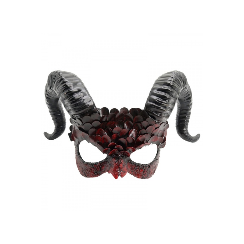 Scarlet Destruction Half Mask Standard