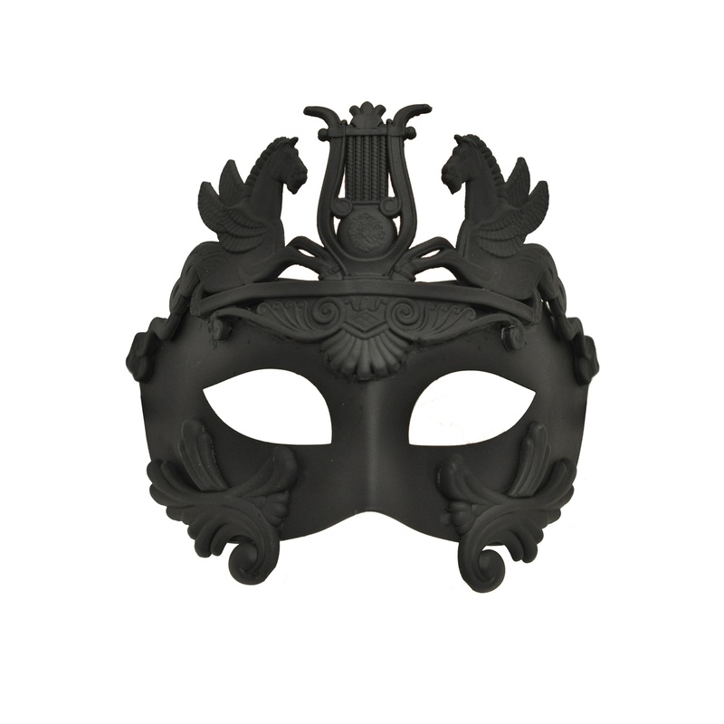 Shadow of Apollo's Chariot Half Mask Black