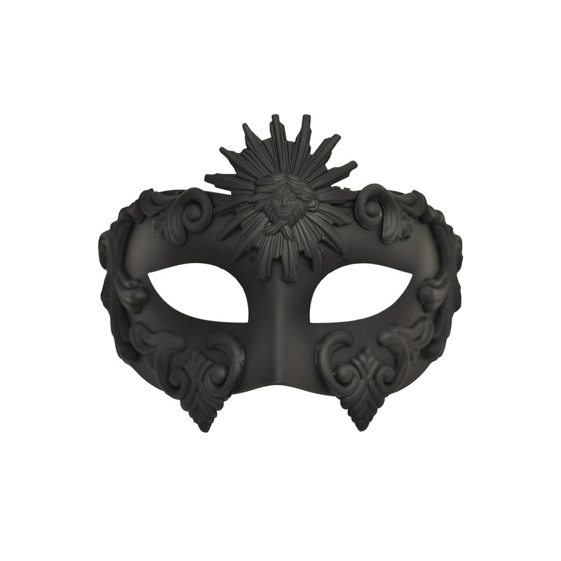 Shadow of Sol Half Mask Black