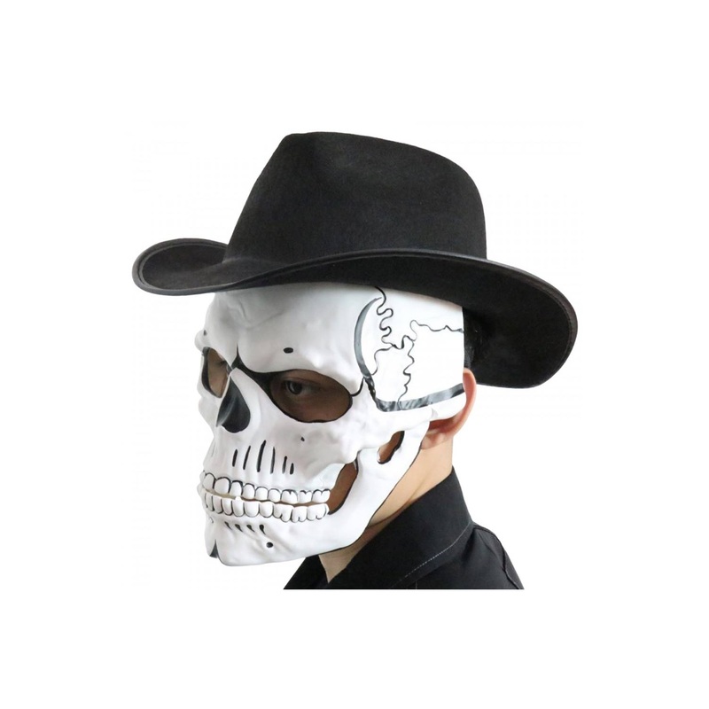 Skeletal Day of the Dead Mask Standard