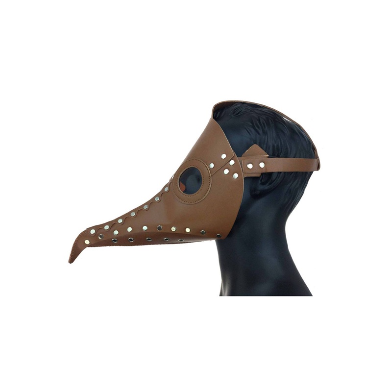 Studded Umber Plague Doctor Mask Standard