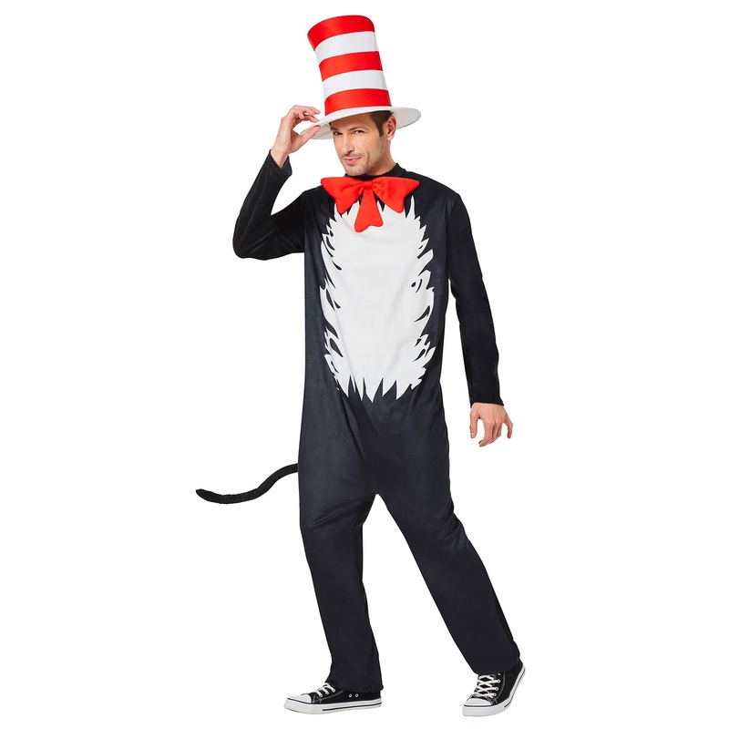 The Cat in the Hat Adult Costume Small
