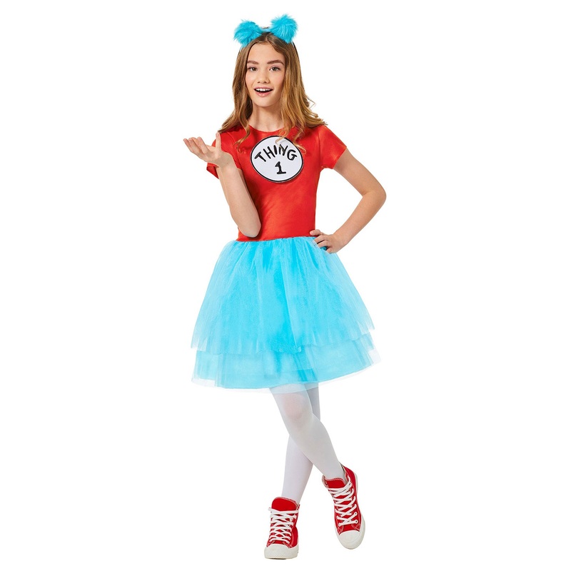 Thing 1 & 2 Dress Child Costume Medium