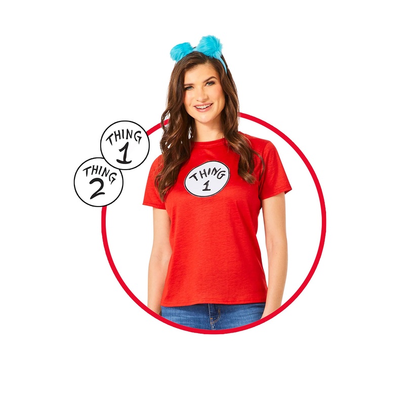 Thing 1 & 2 Women's Adult Costume Kit X-Small