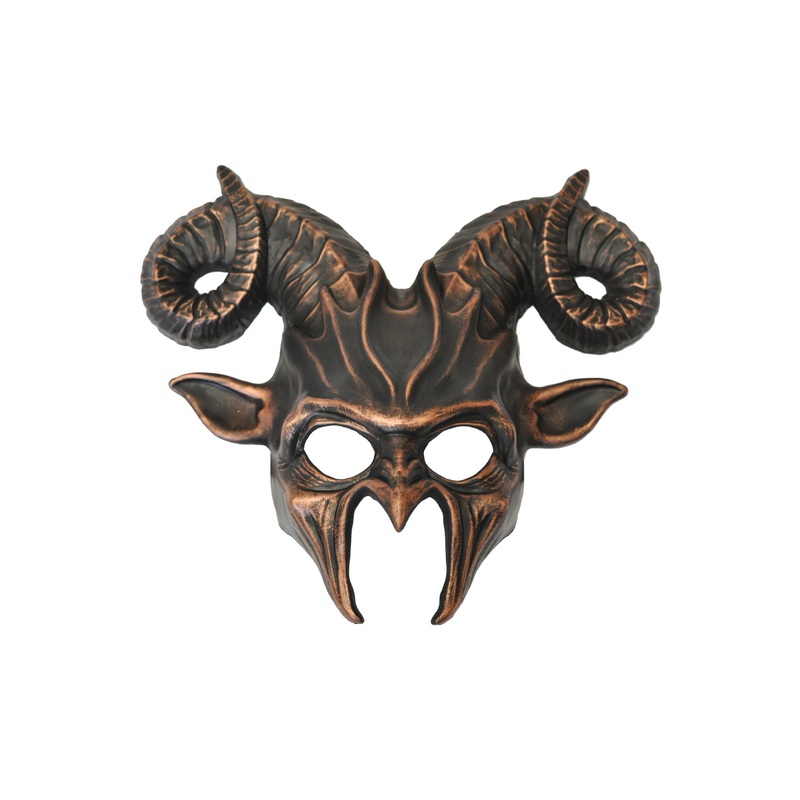 Twisted Goblin Half Mask Copper
