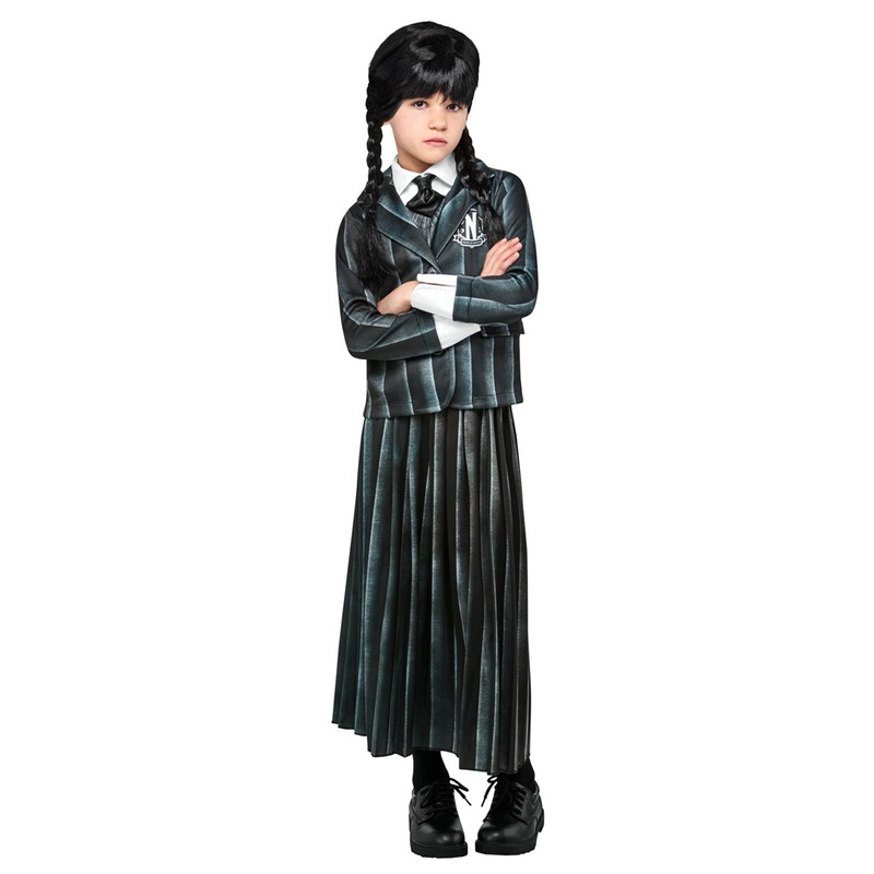 Wednesday Nevermore Academy Child Costume Small
