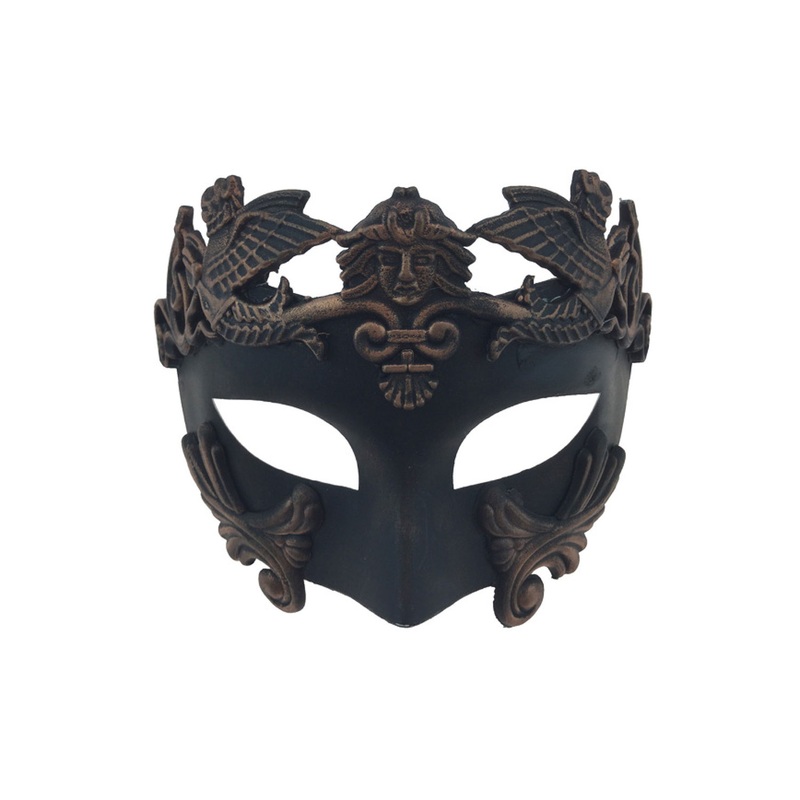 Winged Messenger Half Mask Copper