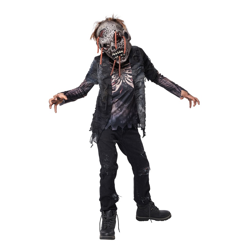 Zombie with Worms Child Costume Medium
