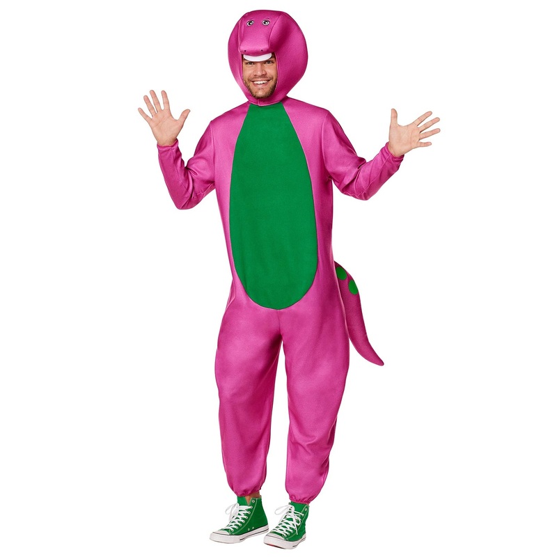 Barney Adult Costume Small