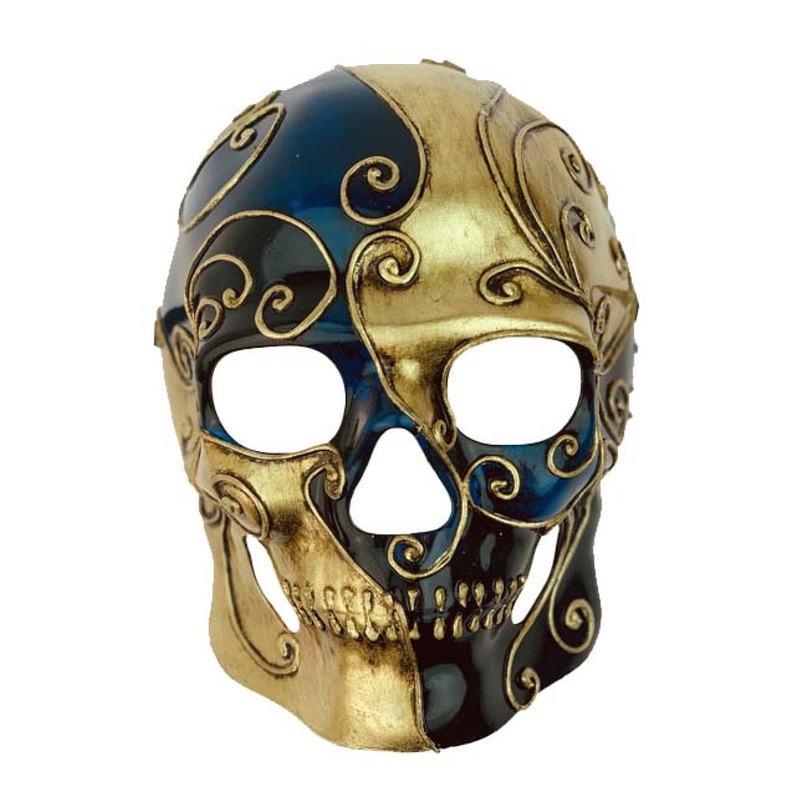 Brillante Spago Skull Mask Blue