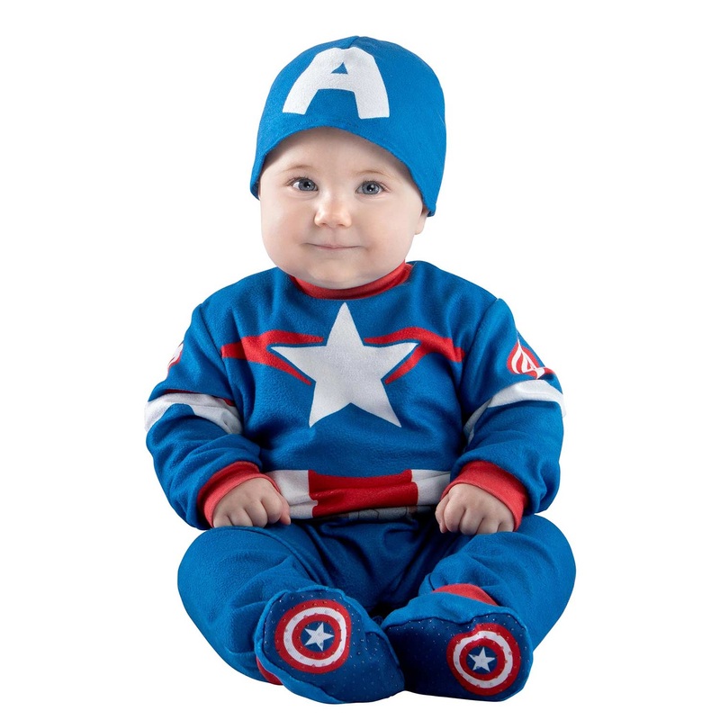 Captain America Infant Costume 0-6 Months