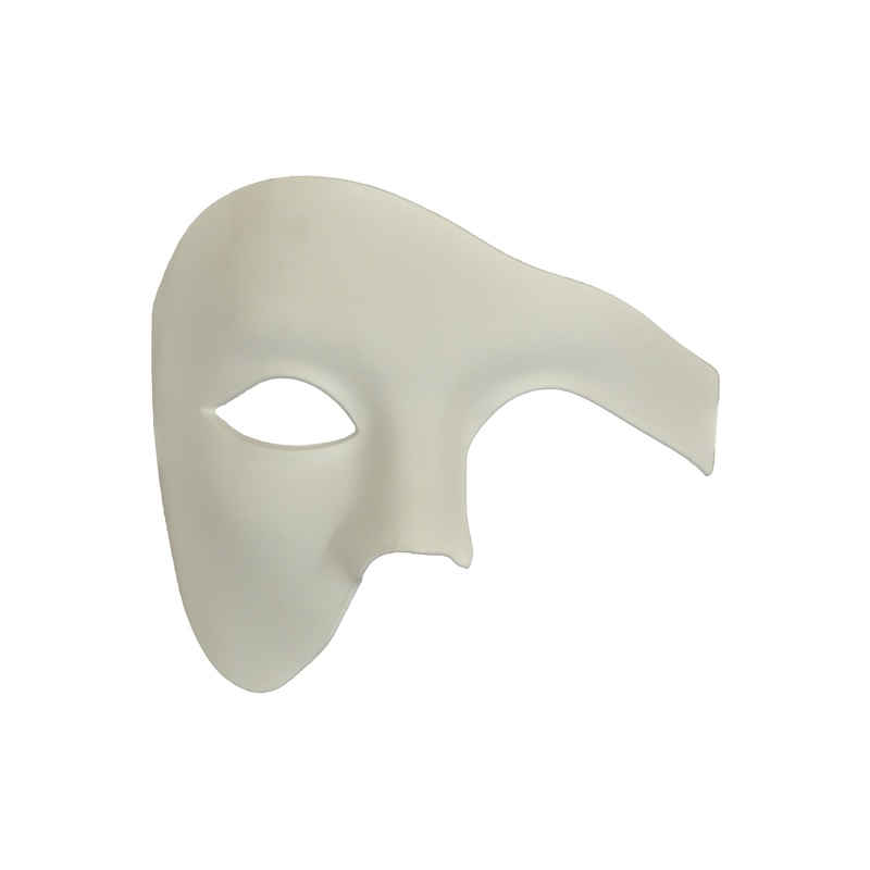 Gentleman's Mime Half Mask Standard