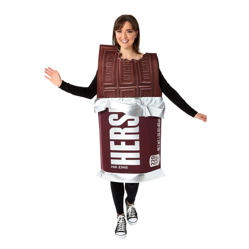 Hershey's Chocolate Bar Adult Costume One Size