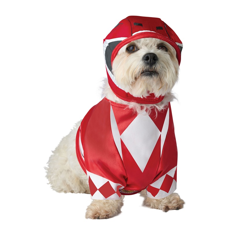 Red Power Ranger Pet Costume X-Small