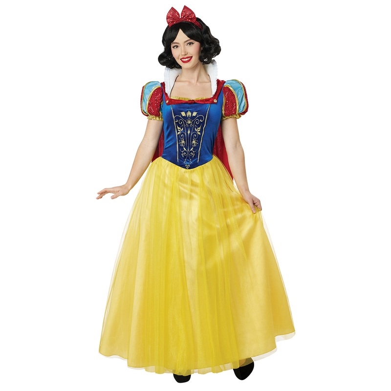 Snow White Deluxe Ball Gown Adult Costume X-Small