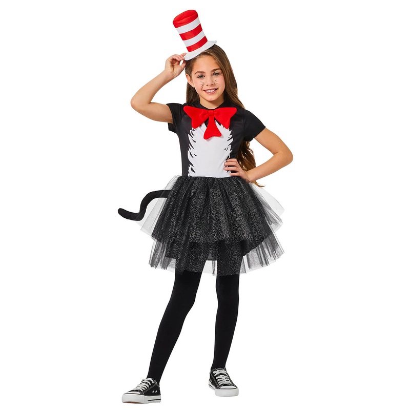 The Cat in the Hat Dress Child Costume Small