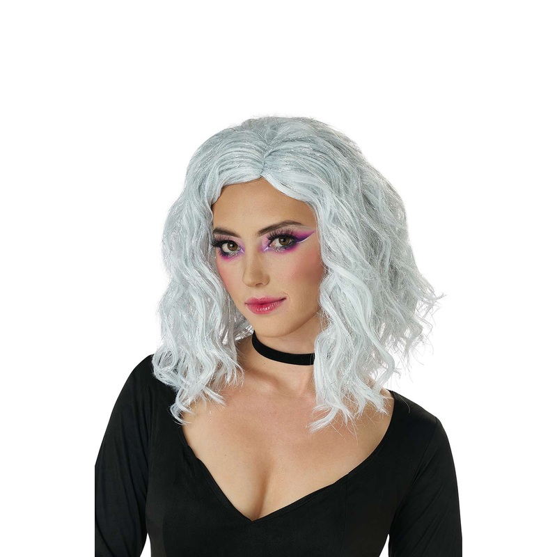White Textured Bob Wig Standard
