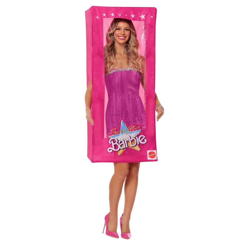 Barbie Doll Box Adult Costume One Size