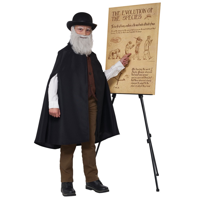 Charles Darwin Child Costume Medium