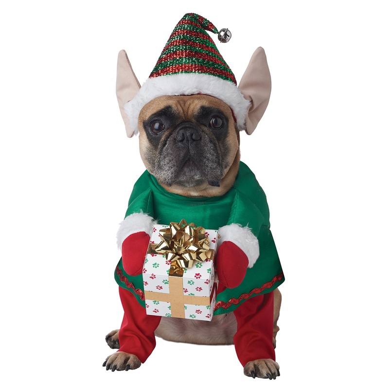 Santa's Little Yelper Pet Costume X-Small
