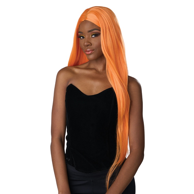 XL Cosplay Adult Wig (Orange) Standard
