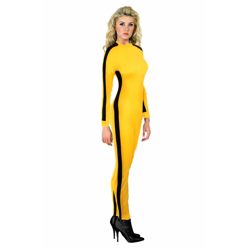 Bruce Lee Yellow Jumpsuit Women's Adult Costume Small