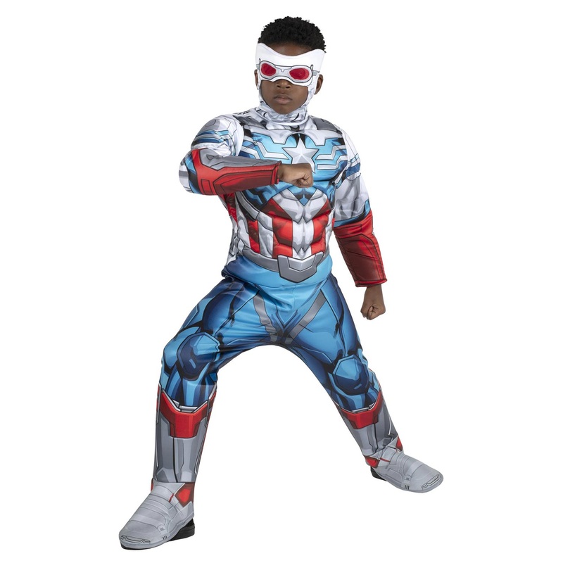 Captain America (Sam Wilson) Deluxe Child Costume Small