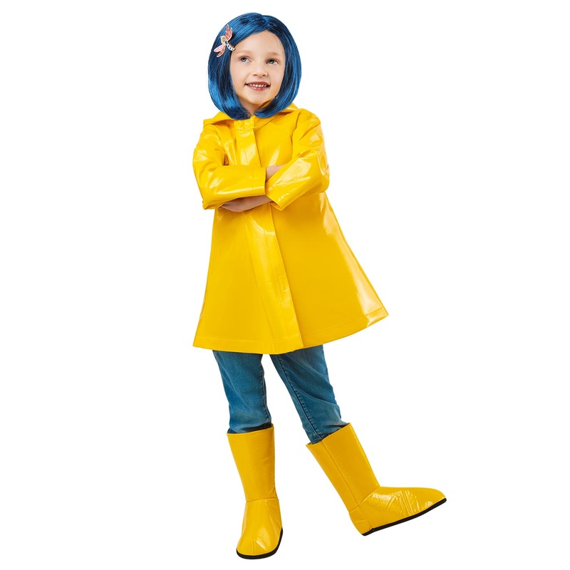 Coraline Rain Coat Child Costume Small