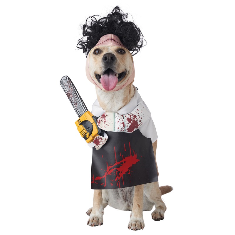 Texas Chainsaw Mutt-Sacre Pet Costume X-Small