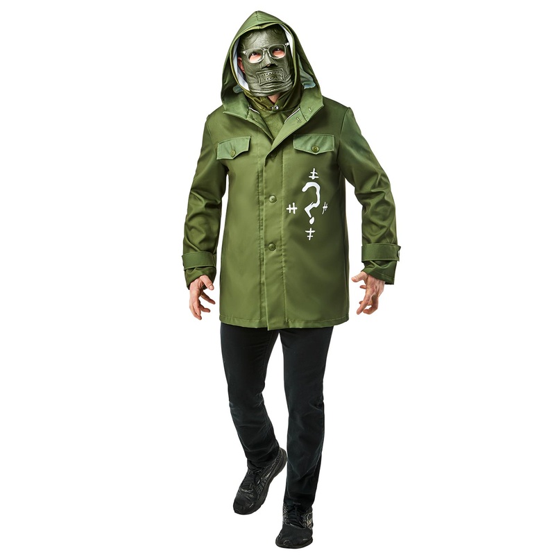 The Batman Riddler Deluxe Adult Costume Medium