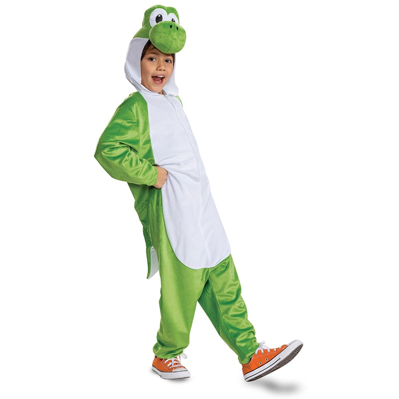 Yoshi Hooded Jumpsuit Child Costume Small (4-6)