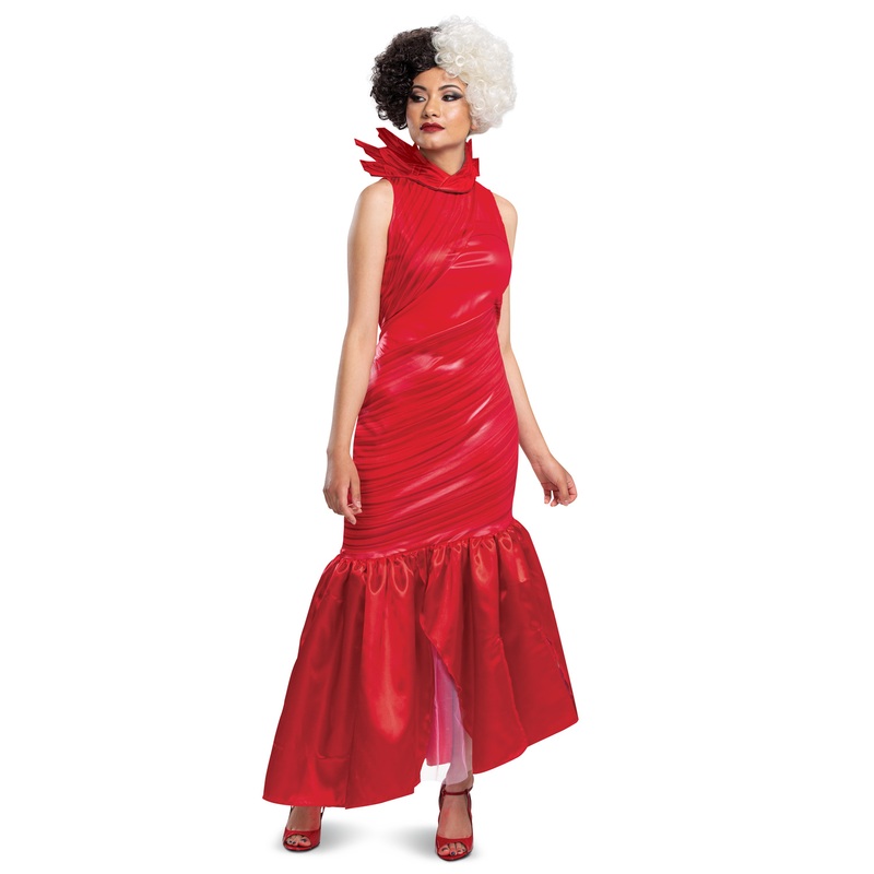 Cruella Live Action Red Dress Classic Adult Costume Small (4-6)
