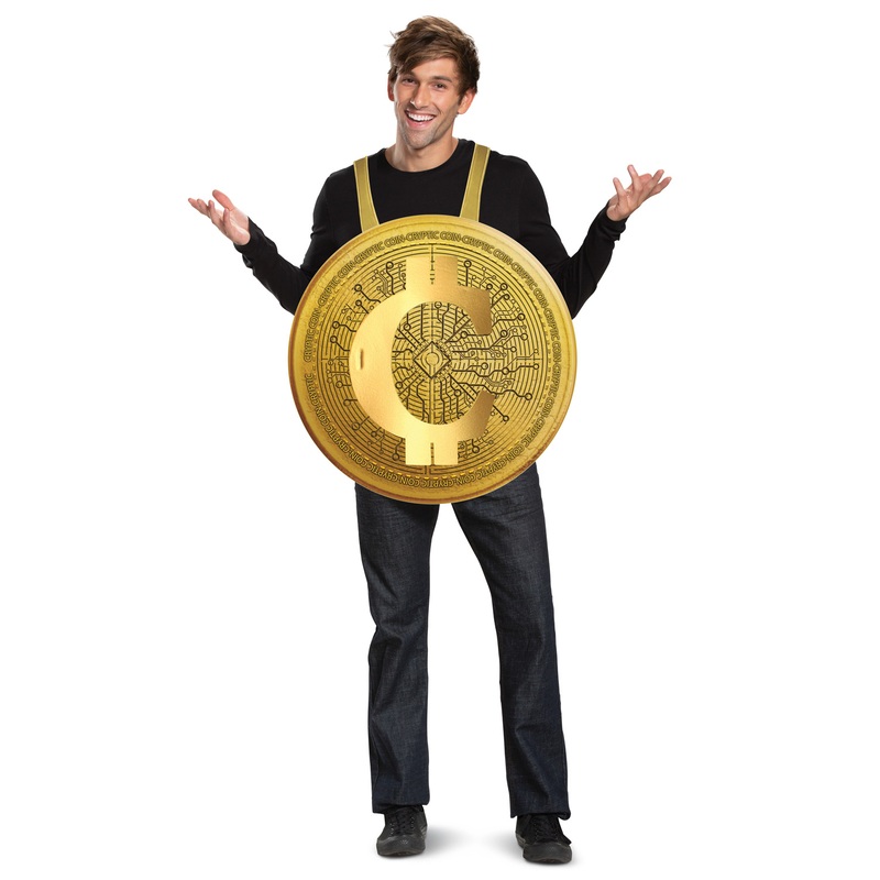 Crypto Currency Adult Costume One Size
