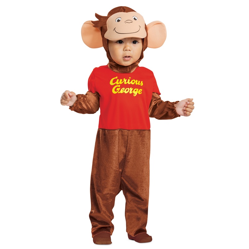 Curious George Infant Costume 6-12 Months